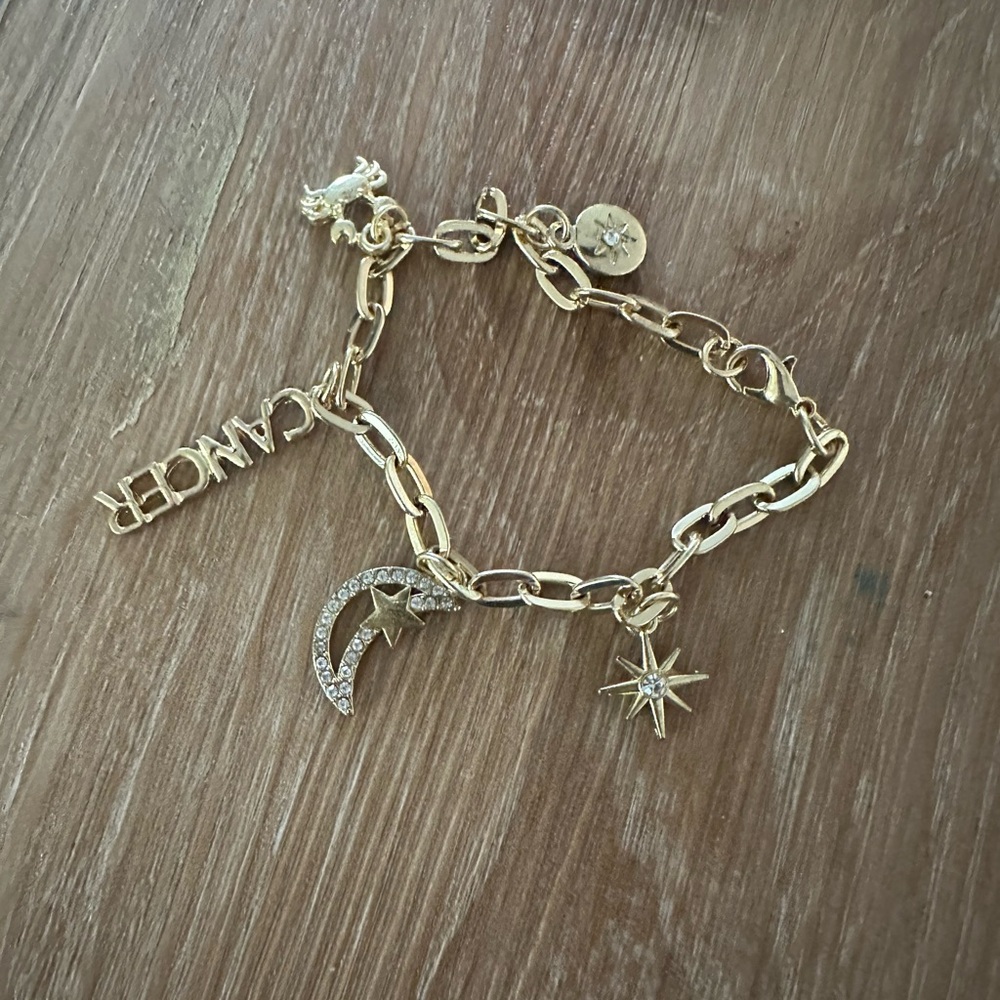 Zodiac Cancer Charm Bracelet